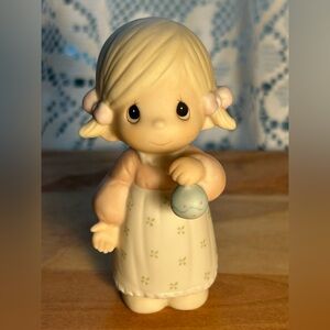 🎀💒Vintage 1985 Precious Moments "God Gave His Best" Figurine🎀💒